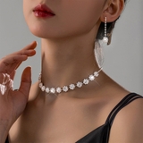 大人可愛いネックレス&ピアス フラワーモチーフ 花 | maison de LATIR | 詳細画像1