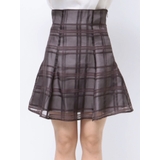 シアーチェックバックレースアップミニスカパン | MERCURYDUO | 詳細画像30 