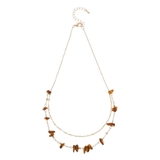 ブラウン | 天然石2連ネックレス | MERCURYDUO