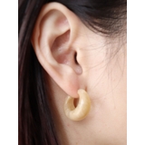 ベージュ | クリアマーブルピアス | MURUA
