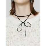 ストリングリボンチョーカーネックレス | EMODA | 詳細画像1