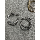 ニュアンスダブルフープピアス | EMODA | 詳細画像4 