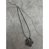 ブラック | フラワーストリングネックレス | EMODA