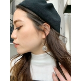シルバー | コインサークルピアス | GYDA