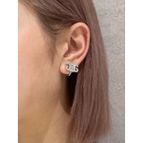 シルバー | JEYSUS Symmetry GYDAラインストーンイヤリング | GYDA