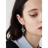 シルバー | ビジューハートピアス | jouetie