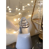 10k 7diamond cross ring | RESEXXY | 詳細画像1