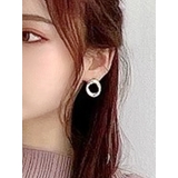 シルバー | サークルメタルピアス | RESEXXY