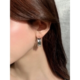 シルバー | ワイドフープピアス | RESEXXY