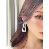 ベージュ | マーブルパンプピアス | RESEXXY