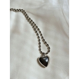 シルバー | ハートチャームネックレス | RESEXXY