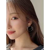 シルバー | ダブルツイストピアス | RESEXXY