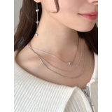 シルバー | タイニーハートモチーフネックレス | RESEXXY