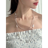 ランダムパール2連ネックレス | RESEXXY | 詳細画像1 