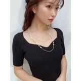 ランダムパール2連ネックレス | RESEXXY | 詳細画像6 