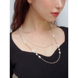 ゴールド | ランダムパール2連ネックレス | RESEXXY