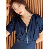 ゴールド | アシンメトリーパールロングネックレス | RESEXXY