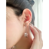 シルバー | パールリーフピアス | RESEXXY