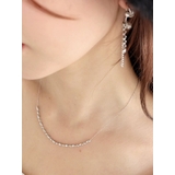 シルバー | シャイニーチェーンメタルボールネックレス | RESEXXY