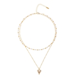 ポイントハートパールストーンネックレス | RESEXXY | 詳細画像12 