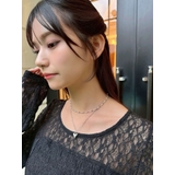 ポイントハートパールストーンネックレス | RESEXXY | 詳細画像5 