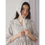 オフホワイト | flowerジャガードヘッドドレス | merry jenny