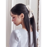 ピンク | リボンエナメルヘアクリップ | EATME