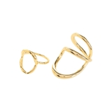 ゴールド | DEFORMATION 2PCSリング | EVRIS