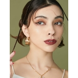 LEAF DESIGN HOOP ピアス | EVRIS | 詳細画像1