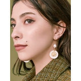 ゴールド | SUNNY MOTIF STONE ピアス | EVRIS