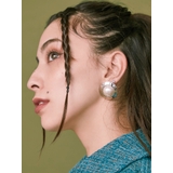 シルバー | PEARL MOTIF BIG ピアス | EVRIS