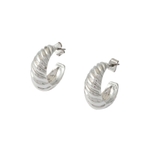 シルバー | SPIRAL HOOPピアス | EVRIS