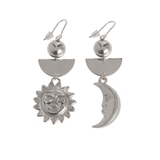 シルバー | SUNNY MOON MOTIFピアス | EVRIS