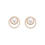 PEARL MOTIF DOUBLE HOOPピアス | EVRIS | 詳細画像2 