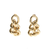 ゴールド | WIDE CHAIN DESIGNピアス | EVRIS
