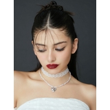 COLOR STONE LACE CHOKERネックレス | EVRIS | 詳細画像2 