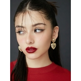 SURFACE HEART MOTIFピアス | EVRIS | 詳細画像2