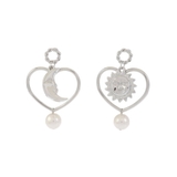 シルバー | HEART FRAME SUNNYピアス | EVRIS
