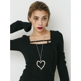 シルバー | HEART MOTIF ネックレス | EVRIS