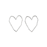 シルバー | HEART MOTIF BIGピアス | EVRIS