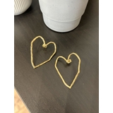 ゴールド | HEART MOTIF BIGピアス | EVRIS