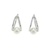 シルバー | PEARL HOOP ピアス | EVRIS