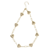 ゴールド | HEART MOTIF CHAINネックレス | EVRIS