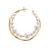 PEARL MIX HOOPピアス | EVRIS | 詳細画像5
