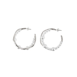 シルバー | PEARL MIX HOOPピアス | EVRIS