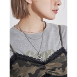 シルバー | ANGEL HEART MOTIF3連ネックレス | EVRIS