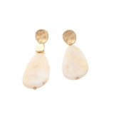 ホワイト | SHELL MOTIFピアス | EVRIS