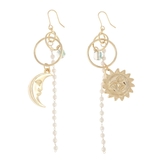 ゴールド | BALL CHAIN SUNNY ピアス | EVRIS