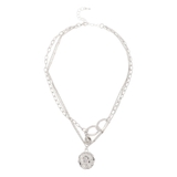 シルバー | COIN CHARM 3連ネックレス | EVRIS