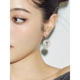 シルバー | PEARL STONE MOTIFピアス | EVRIS